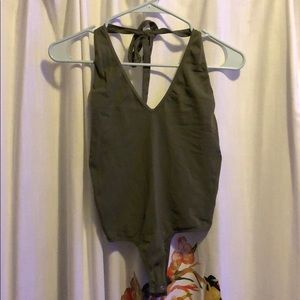 Free People Halter Bodysuit